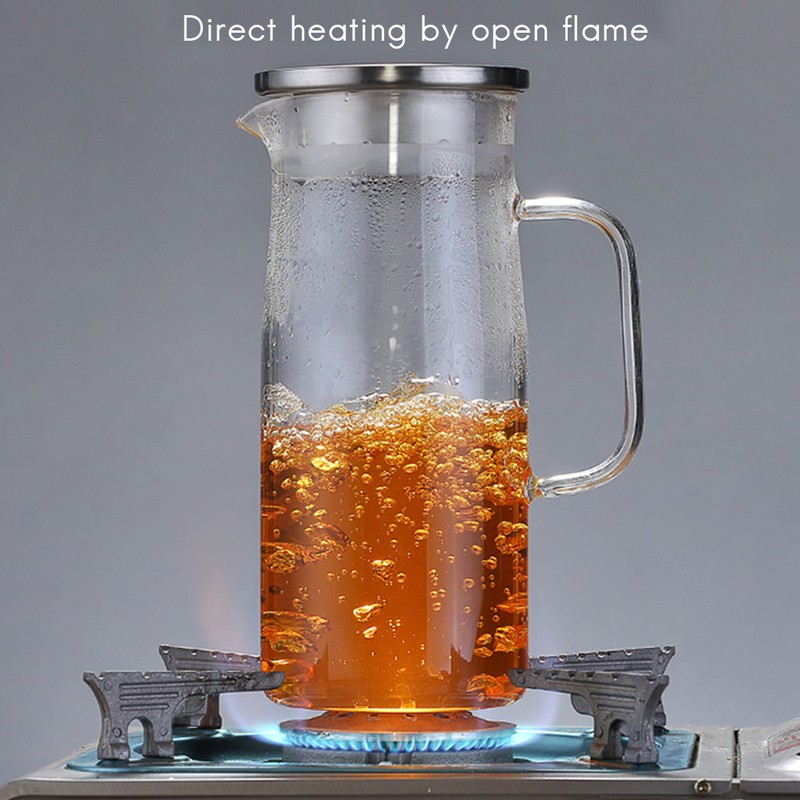 Teapot Glass Tea Maker Large Capacity Heat Resistant Juice Bottles