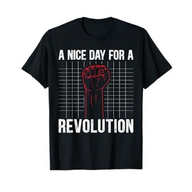 A Nice Day For A Revolution Guy Fawkes Day Guy Fawkes Mask T-Shirt