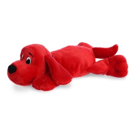Aurora® Playful Clifford® Laying Clifford Stuffed Animal - Childhood Nostalgia - Lasting Companionship - Red 12 Inches