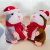 Christmas Talking Walking Voice Changing Electric Hamster Electronic Pet Plush