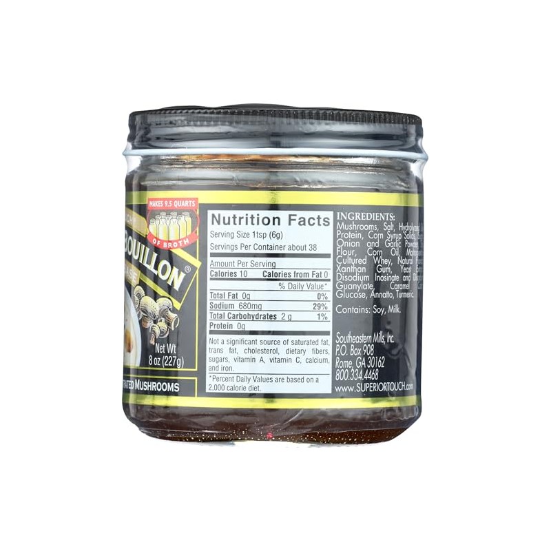 Better Than Bouillon Mushroom Base, 8 Ounces (Pack Of 6)