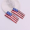 4th of July Hair Clips 2Pcs American Flag Hair Accessories