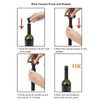 Wine Stoppers Vacuum, Rubber Wine Stoppers for Bottles Silicone Wine