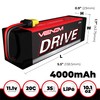 Venom 20C 3S 4000mAh 11.1V batería LiPo con enchufe universal