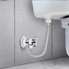 VINTEX 2 Pack Complete Toilet Set Valve，1/2 in. NOM Inlet