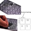 2PCS Universal Ukrainian Language Keyboard Stickers, Matte Ukrainian Keyboard Stickers