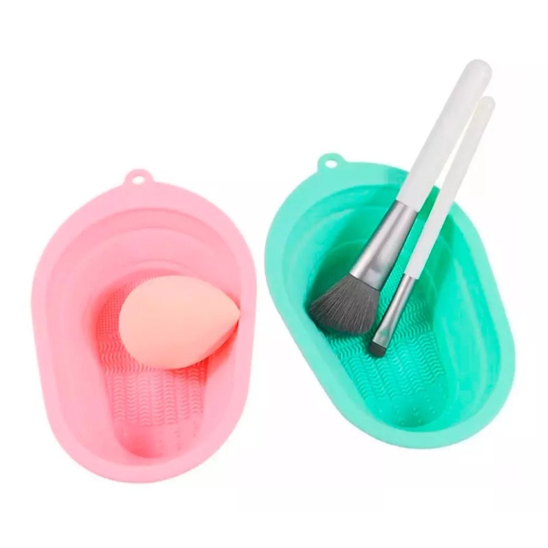 MAKEUP CLEAN Limpiador Plegable Brochas Maquillaje Limpieza Tapete
