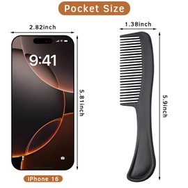 100 Pack Hair Comb Bulk Disposable Hair Combs Bulk for Travel, Airbnb Essentials, Nursing Home, Charity