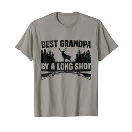 Best Grandpa By A Long Shot - Men Deer Hunting Grandpa T-Shirt