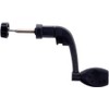 Essivox Fishing Reel Handle, Black Nylon, Universal Fit for Saltwater