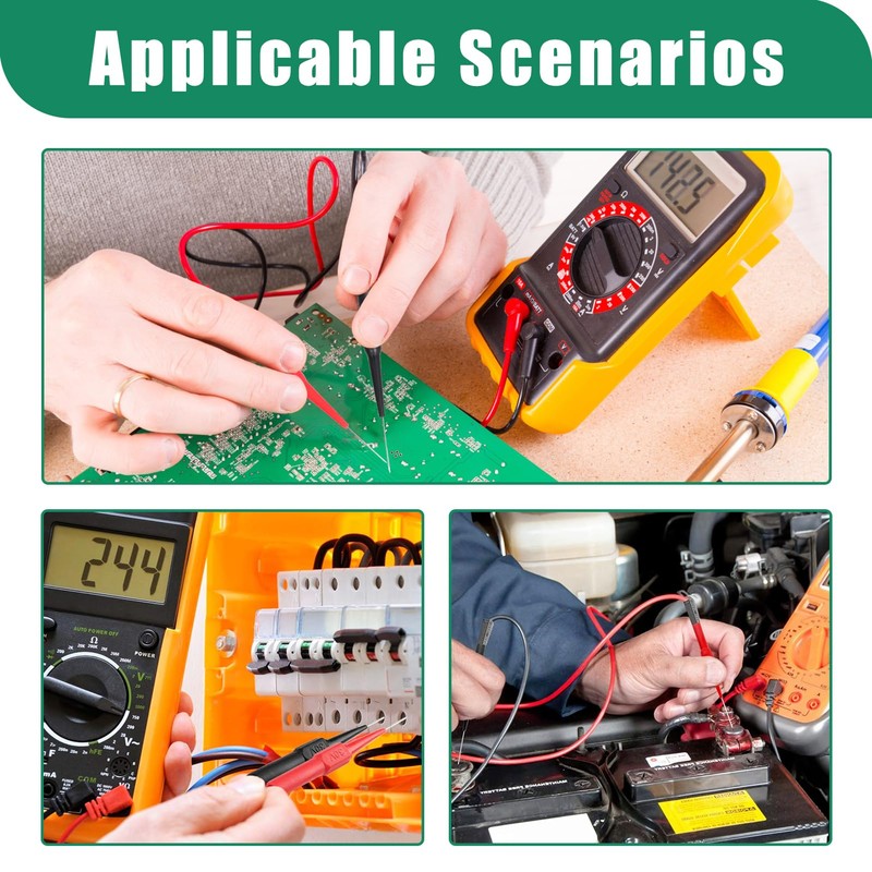Test Probe Set, Test Probe Multimeter 0.7 mm Tip, Precision