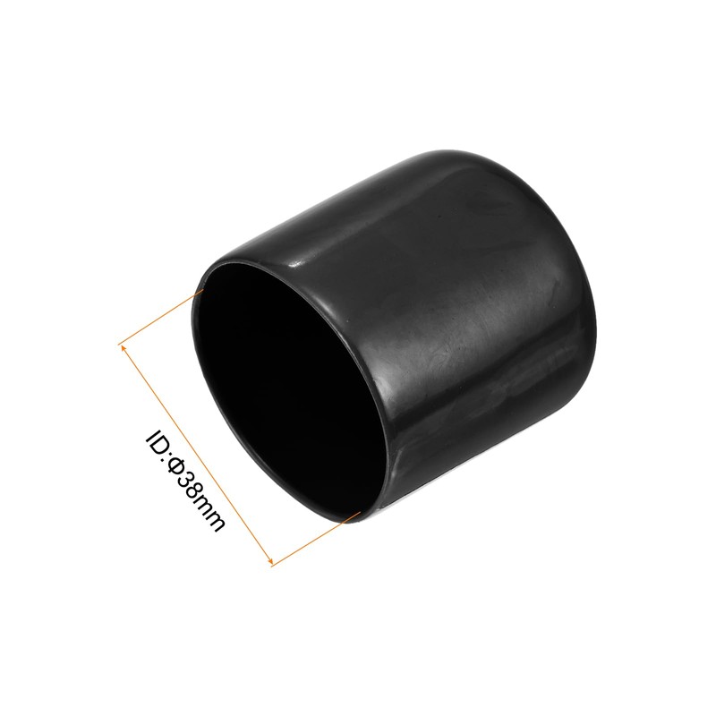 sourcing map 5pcs Rubber End Caps 1 1/2"(38mm) ID Vinyl