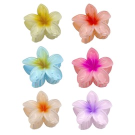 TPZORJX Hair Claw Large Pack of 6 Women's Hair Clips for Thick Hair, Non-Slip Hair Jaw Clips Hair Styling Accessories for Women Girls Mother's Day Gifts