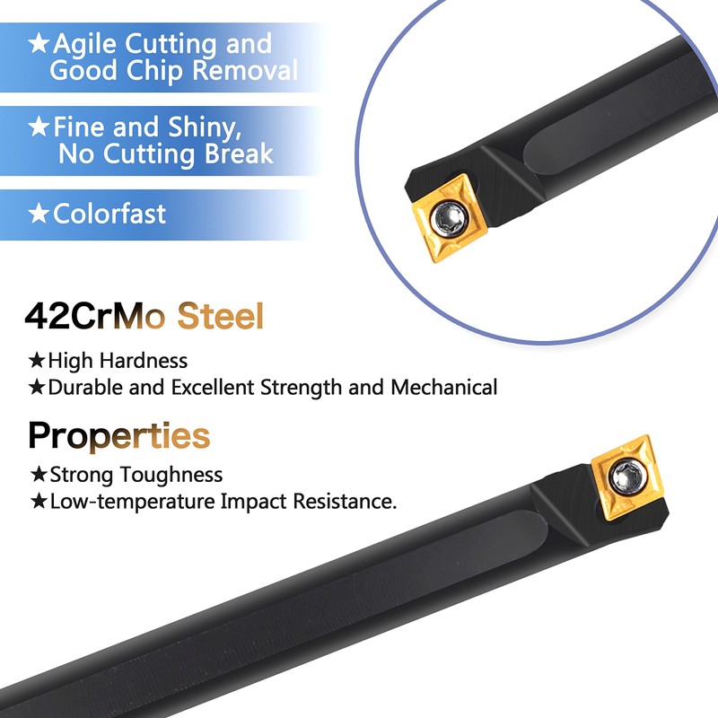 Lathe Turning Holders Threading Tools Bit-Set 21pcs - Metal Lathe