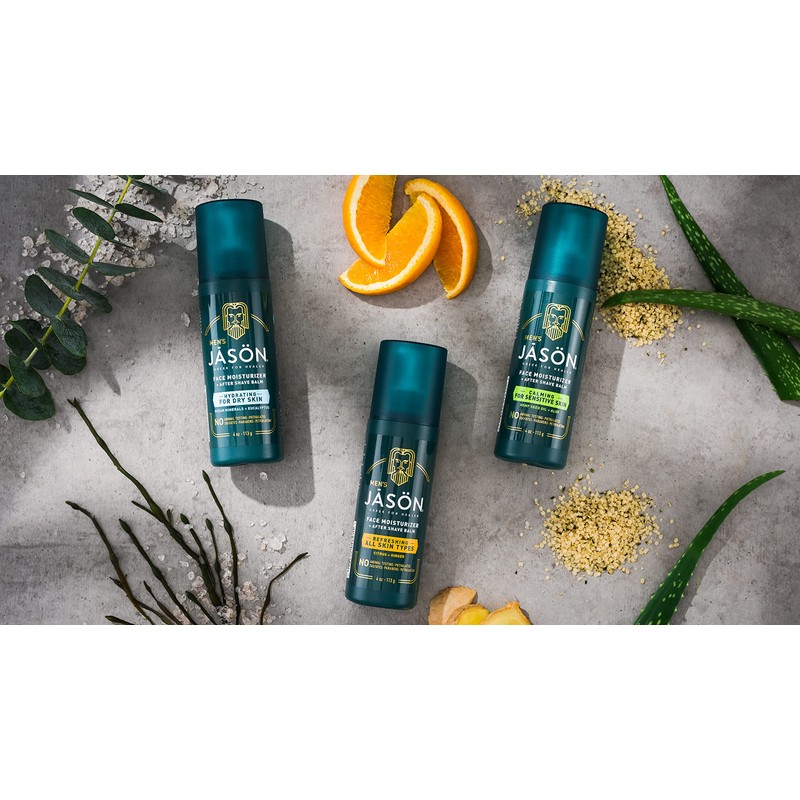Jason Men's Hydrating Lotion & Aftershave Balm, 4 oz