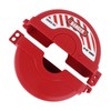 2Pcs Standard Gate Valve Lock Handwheel Fixed Engineering Plastics Lock
