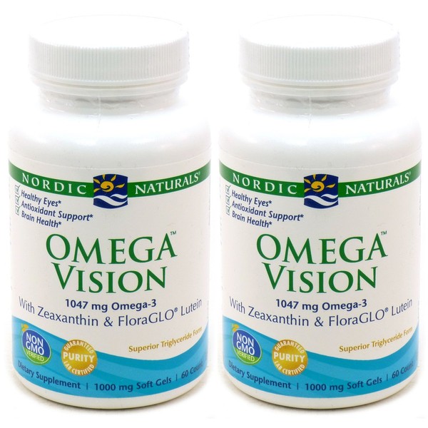 Nordic Naturals Omega Vision, Lemon - 60 Soft Gels -