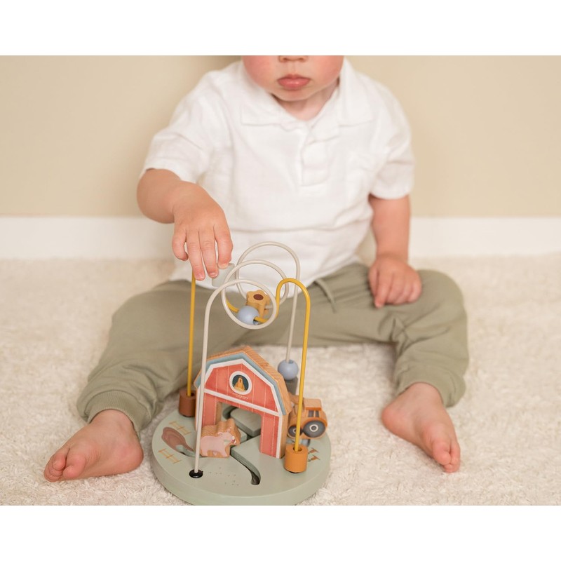 Little Dutch 7133 FSC Wooden Activity Spiral Motor Skills Loop