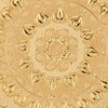 Turkish Tea Coffee Serving Tray Vintage Style Embossed Pattern Round