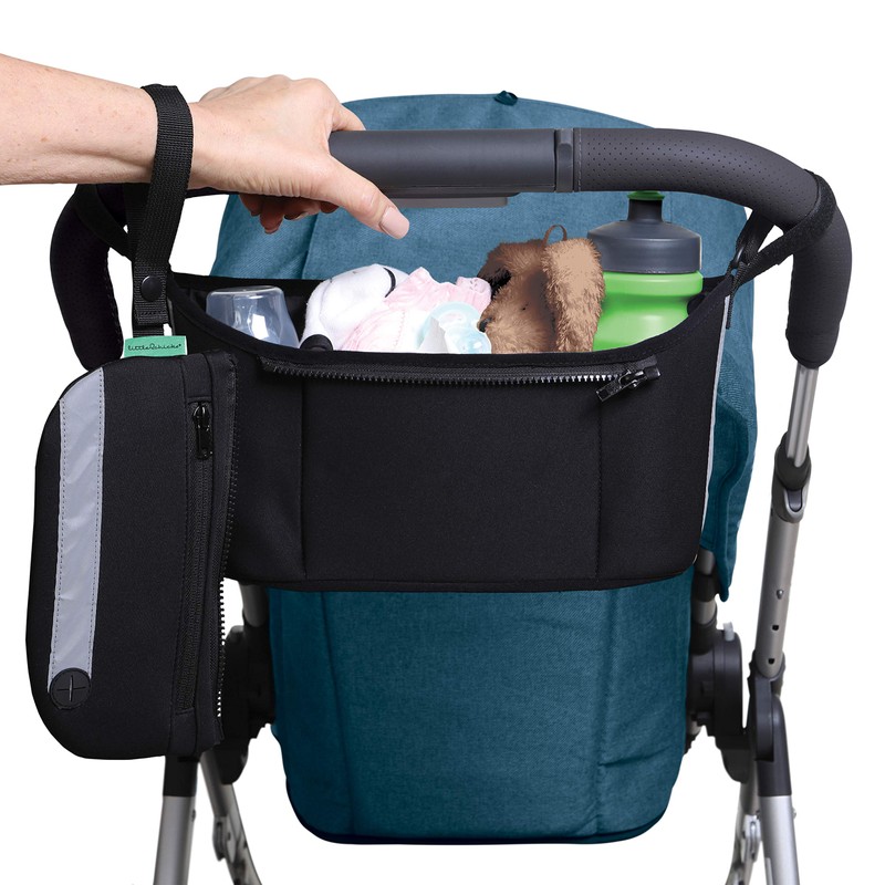 Little Chicks Stroller Organizer with Zip Off Wristlet