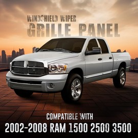 G-PLUS Windshield Wiper Grille Panel Vent Cowl Left and Right Side Compatible with Dodge Ram 1500 2002-2008,Fit Dodge Ram 2500 2003-2009,Fit Dodge Ram 3500 2003-2010