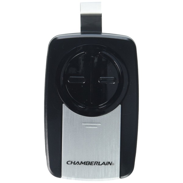Chamberlain Group KLIK3U-SS Chamberlain 2-Button Garage Door Opener Remote With Visor Clip, Silver