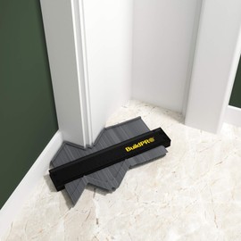 BuildPRO Contour Gauge 10 inch Professional Profile Duplicator with Metal Lock + Bag & Pencil Must Have DIY Hand Tool Best in Flooring: Wood Carpet Laminate Tiling Skirting Templating Cool Gift Men