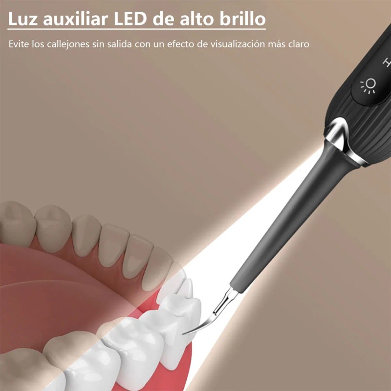 Cepillo Dental Electrico Cuidado Dientes Con Luz 3 Modo 6en1