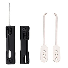 2PCS Lock Picking Kit, Portable Lock Pick Set with Gravity Picks, Compact Picking Tools for Practice and Skill Development, 8x2.2x1.3cm