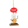 Ganz Smores Cookies Ornament, 4” Tall, Resin Marshmallow Snowman with