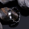 VIKI LYNN 2 Pcs Hematite Magnetic Bracelets for Women and