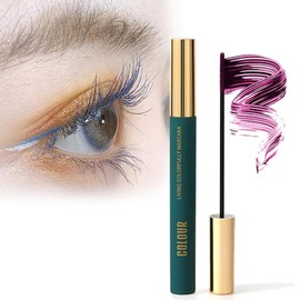 CYUHAN Mascara Alargador y Engrosador, Resistente al agua, No se emborrona, Berry