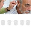 30pcs Earmold Locks Small Plastic Soft Transparent Earmold Tubing Locks