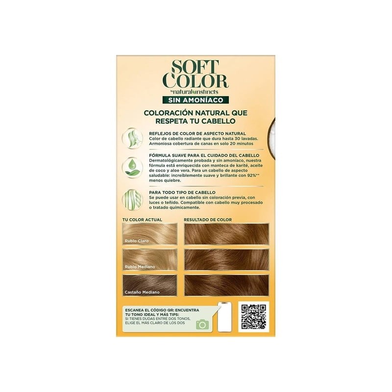 Tinte para cabello Soft Color Wella semipermanente 73 rubio avellana