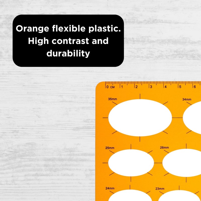 Ellipse Stencil Isometry - Isometric Ellipse Drawing Stencil - Ellipse