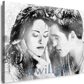 Myartstyle - Twilight Pictures 60 x 40 cm Canvas Pictures XXL - 1-Piece Wall Pictures Film Popular Movies Art Prints w-P-2020-53
