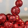 Factory Direct Craft Set of 3 Bright Red Sparkly Glitter