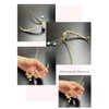 Banana Clip with Charm, Hair Clip, Firmly Curled, Simple, Mini,