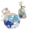 Herbarium Round Bottle, Blue & Sky Blue, Gift, Return, Celebration,