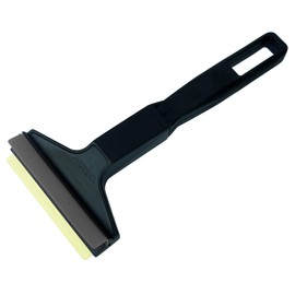 L & P Car Design Murska Eiskratzer Auto Eiskratzer Messing Eisschaber Scheibenkratzer Auto Schneekratzer Auto Kratzer Winter Messingklinge Gummilippe Finnland (L&P A053 Schwarz Grau)