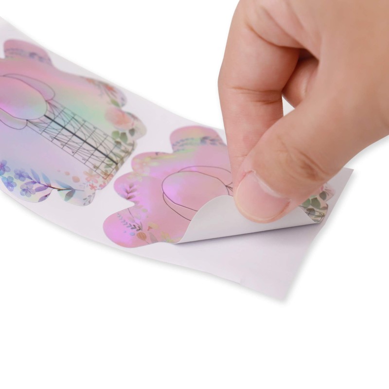 BNG Nail Extension Tips Shapes Guide Sticker Professional Nail Shapes