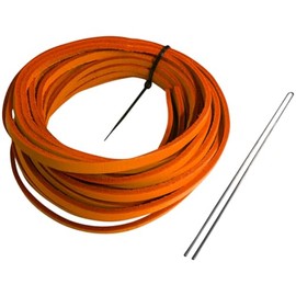 Rawlings | Paquete de Guantes de Encaje | Béisbol/sóftbol | Cordones estándar de 3/16 x 72 Pulgadas con Herramienta | Naranja