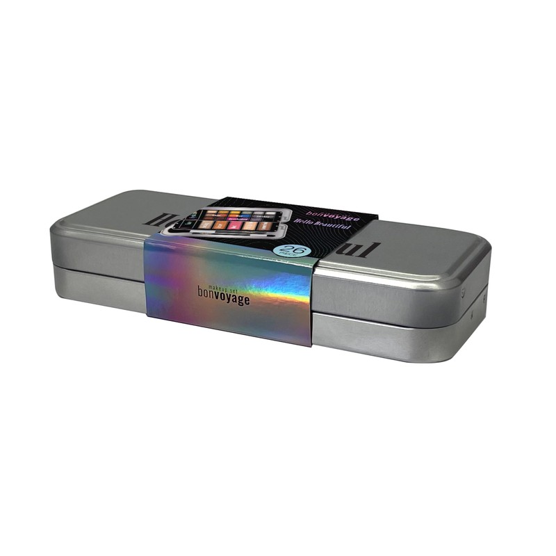 bonvoyage Hello Beautiful, Professional Makeup Set with EyeShadow, Bronzer, Blush,