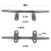 VEITHI Boat Cleats Dock Cleats 8 inch 316 Stainless Steel,
