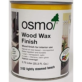 Osmo Wood Wax Finish Transparent, 3102 Lightly Steamed Beech - .750 Liter