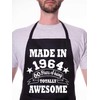 60th Birthday Made In 1964 BBQ Cooking Funny Novelty Apron