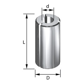 ENT 21192 Reduzierhülse Innendurchmesser (d) 8 mm, Durchmesser (D) 10 mm, L 26 mm