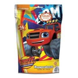 Novelty Rompecabezas Bolsa Foil Blaze De Nickelodeon 24 Piezas