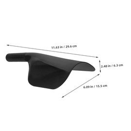 FRCOLOR 2PCS Hairdressing Shield Paddles Reusable Barber Face Cover for Hair Dyeing Conditioning Styling Comfortable Design for Salons Barbershops