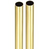 MACHSWON Brass Round Tube H65 Copper Tubes Pipe 300mm Length